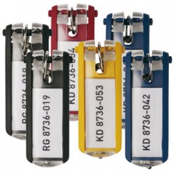 Porte-clés Key Clip assorti sachet de 6