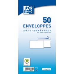 Enveloppe 110x220 paquet de 50