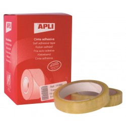 Adhésif 19mm x 66m transparent sous sachet