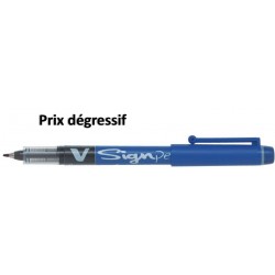 V SignPen bleu