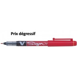 V SignPen rouge