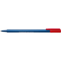 Stylo bille Triplus pointe large rouge