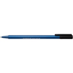 Stylo bille Triplus pointe large noir