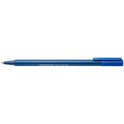 Stylo bille Triplus pointe large bleu