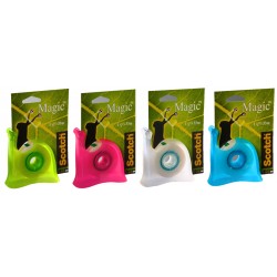 Adhésif invisible 19mm x 33m sur dévidoir Design couleur
