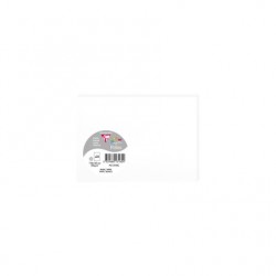 Carte Pollen 110x155mm 210g blanc paquet de 25