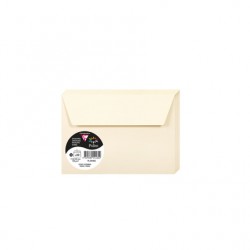 Enveloppe Pollen 114x162 120g ivoire paquet de 20