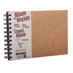 Album voyage spiralé Age Bag A5 paysage 80 pages tabac