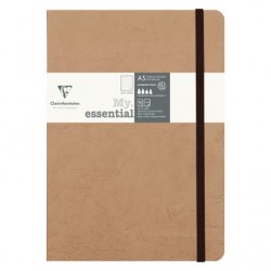 Carnet brochure Age Bag + élastique A5 DOT 192 pages tabac
