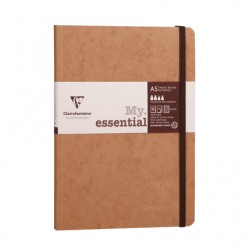 Carnet brochure Age Bag + élastique A5 ligné 192 pages tabac