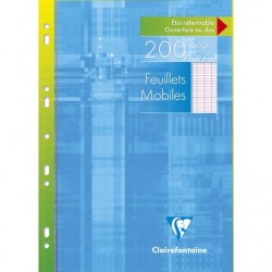 Feuillet mobile 21x29.7 séyès 200 pages