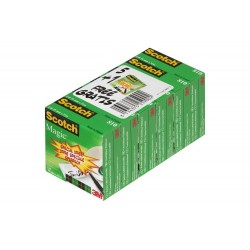 Adhésif Magic 19mm x 33m lot 5+1 gratuit
