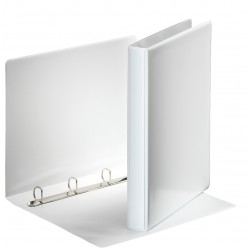 Classeur personnalisable 4 anneaux de 20mm blanc