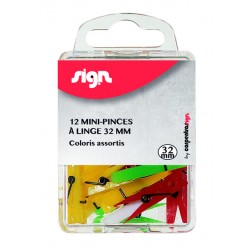 Mini pince à linge x12 LS