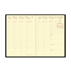 Agenda Affaires Prestige + répertoire Impala noir