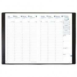 Agenda H24/24 + répertoire Impala noir