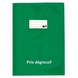 Protège-cahier A4 PVC 19/100 vert