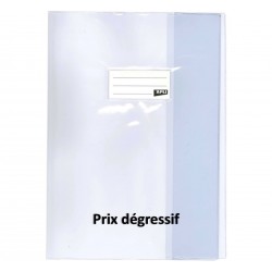 Protège-cahier A4 PVC 19/100 incolore