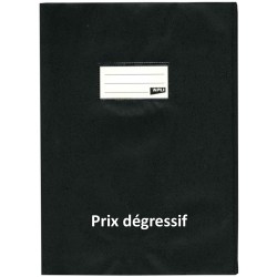 Protège-cahier 24x32 PVC 19/100 noir