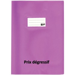 Protège-cahier 24x32 PVC 19/100 violet