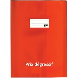 Protège-cahier 24x32 PVC 19/100 orange