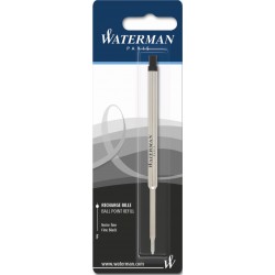 Recharge bille Waterman fin noir