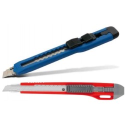 Cutter autobloquant plastique/métal 9,5mm