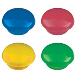 Aimant 38mm couleurs assorties x2 LS