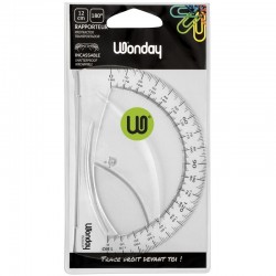 Rapporteur 180° 12cm Isolign incassable