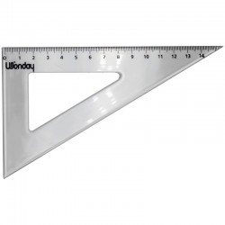 Equerre 60° 13cm plastique