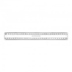 Triple décimètre plastique