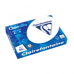 Papier Clairalfa A4 80g blanc ramette de 500 feuilles