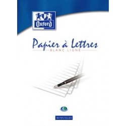 Bloc correspondance A4 travers 50 feuilles