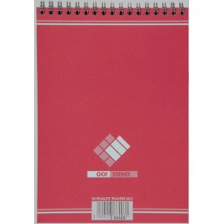 Bloc sténo A5 ligné 90 feuilles