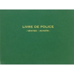 Livre de police métaux précieux ventes/achats