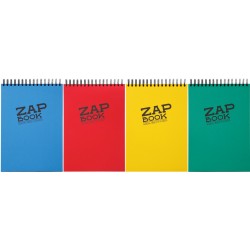 Zap Book spiralé en-tête A4 90g recyclé 320 pages