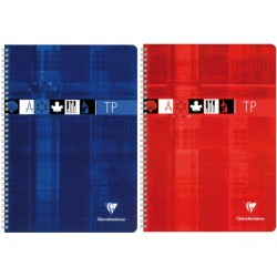 Cahier Travaux Pratiques spiralé 17x22 séyès-uni 80 pages