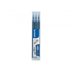 Recharge FriXion 0.7mm bleu noir x3