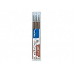 Recharge FriXion 0.7mm marron x3