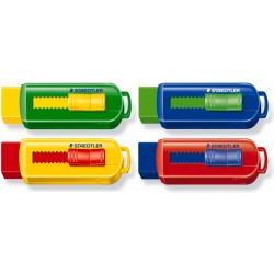 Gomme sans PVC + fourreau plastique couleur