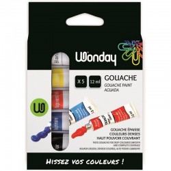Gouache x5 tubes 12ml