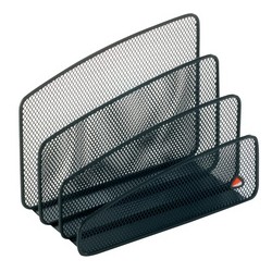 Trieur courrier fil d'acier noir