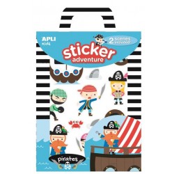 Sticker adventure enlevable Pirates