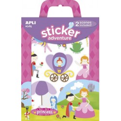 Sticker adventure enlevable Princesses