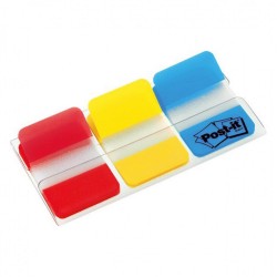 Index repositionnable 25.4x38mm assorti paquet de 66