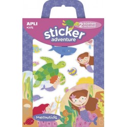 Sticker adventure enlevable Sirènes
