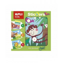 Jeu de gommettes Jungle