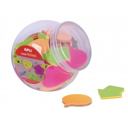 Notes formes 75x75mm assorti 75 feuilles