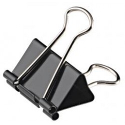 Pince double clip 32mm écartement 10mm boîte de 12