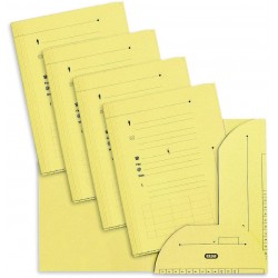 Chemise HV 2 rabats 240g jaune paquet de 25